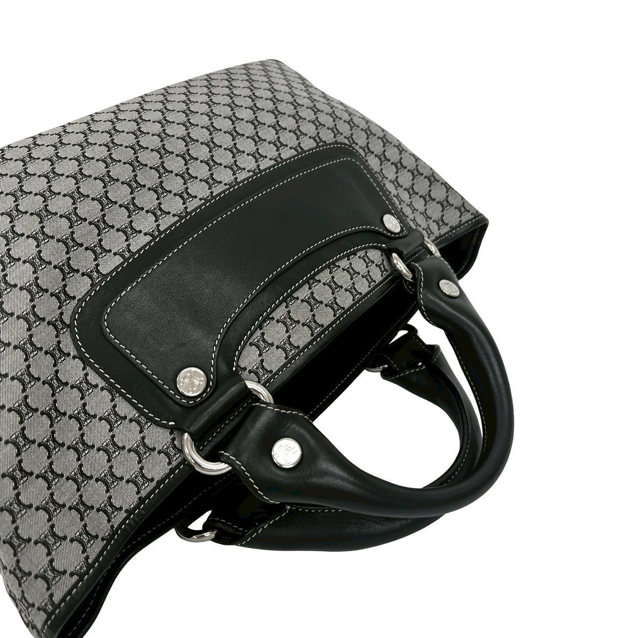 CELINE Handbag canvas black Boogie bag