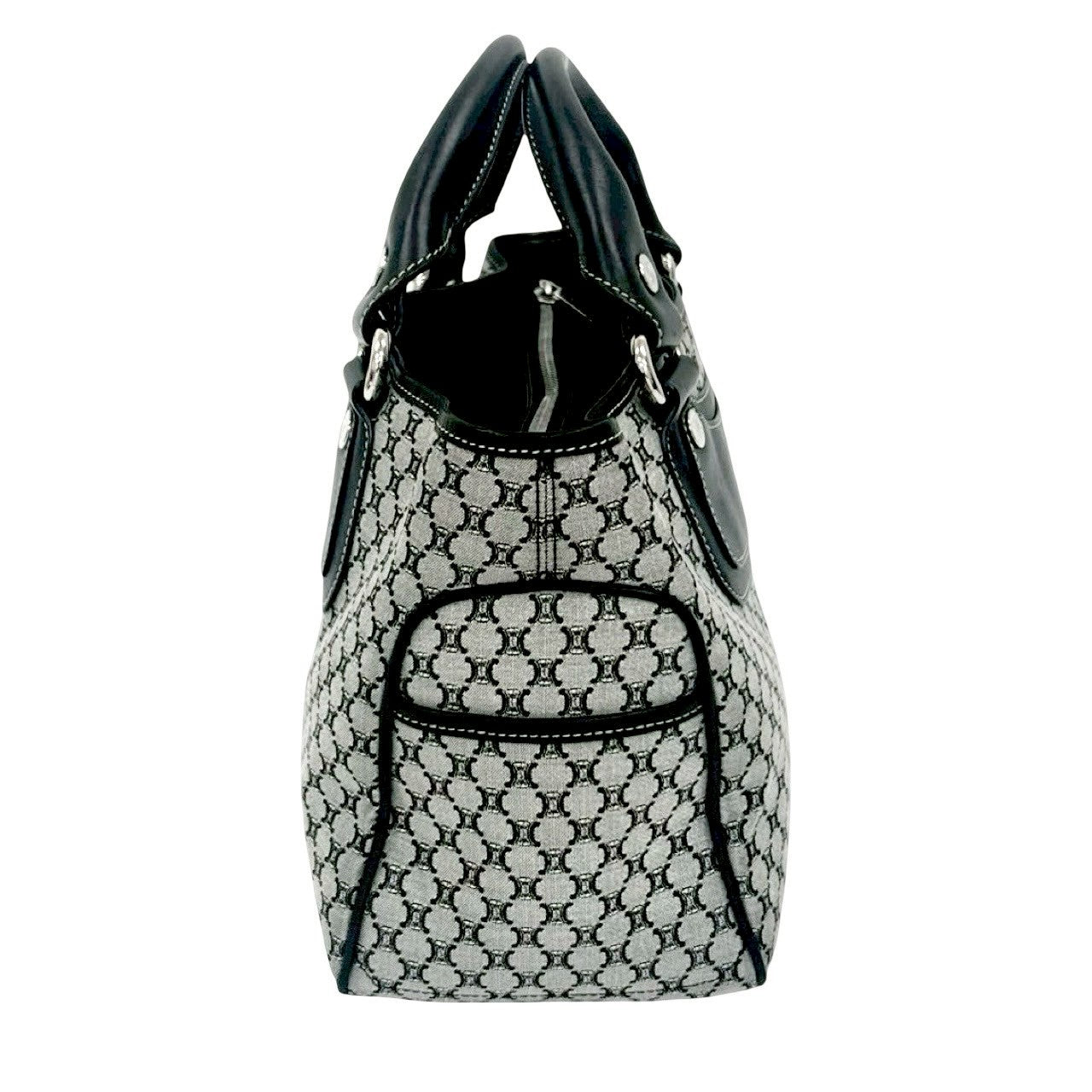 CELINE Handbag canvas black Boogie bag