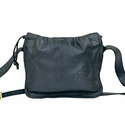 LOEWE Shoulder Bag leather Navy