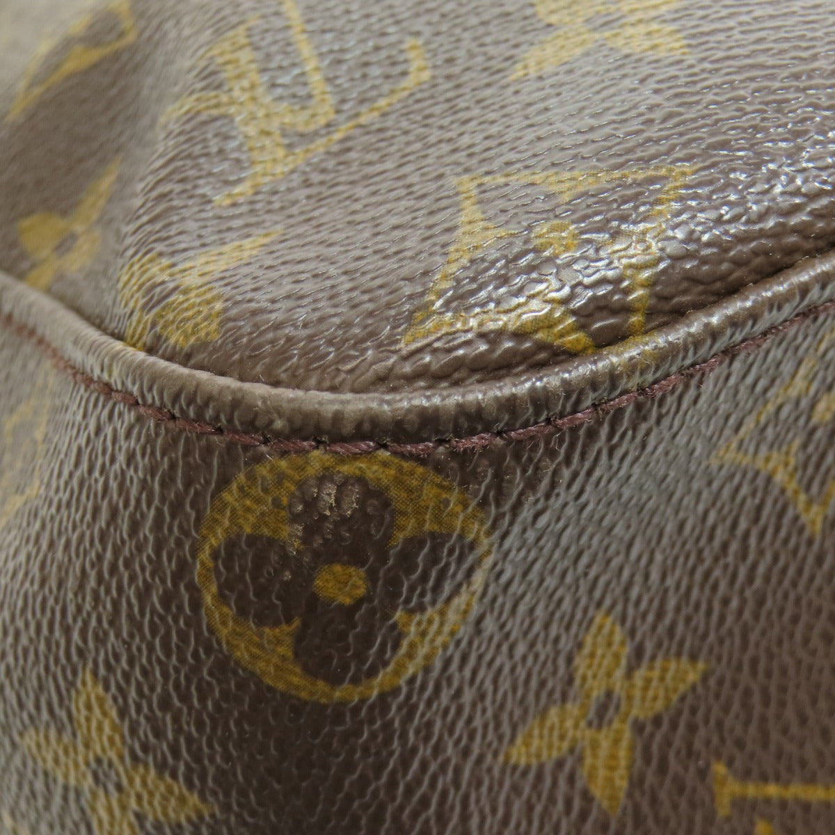 LOUIS VUITTON Tote Bag M51145 Monogram canvas Brown LoopingGM Women Used Authentic