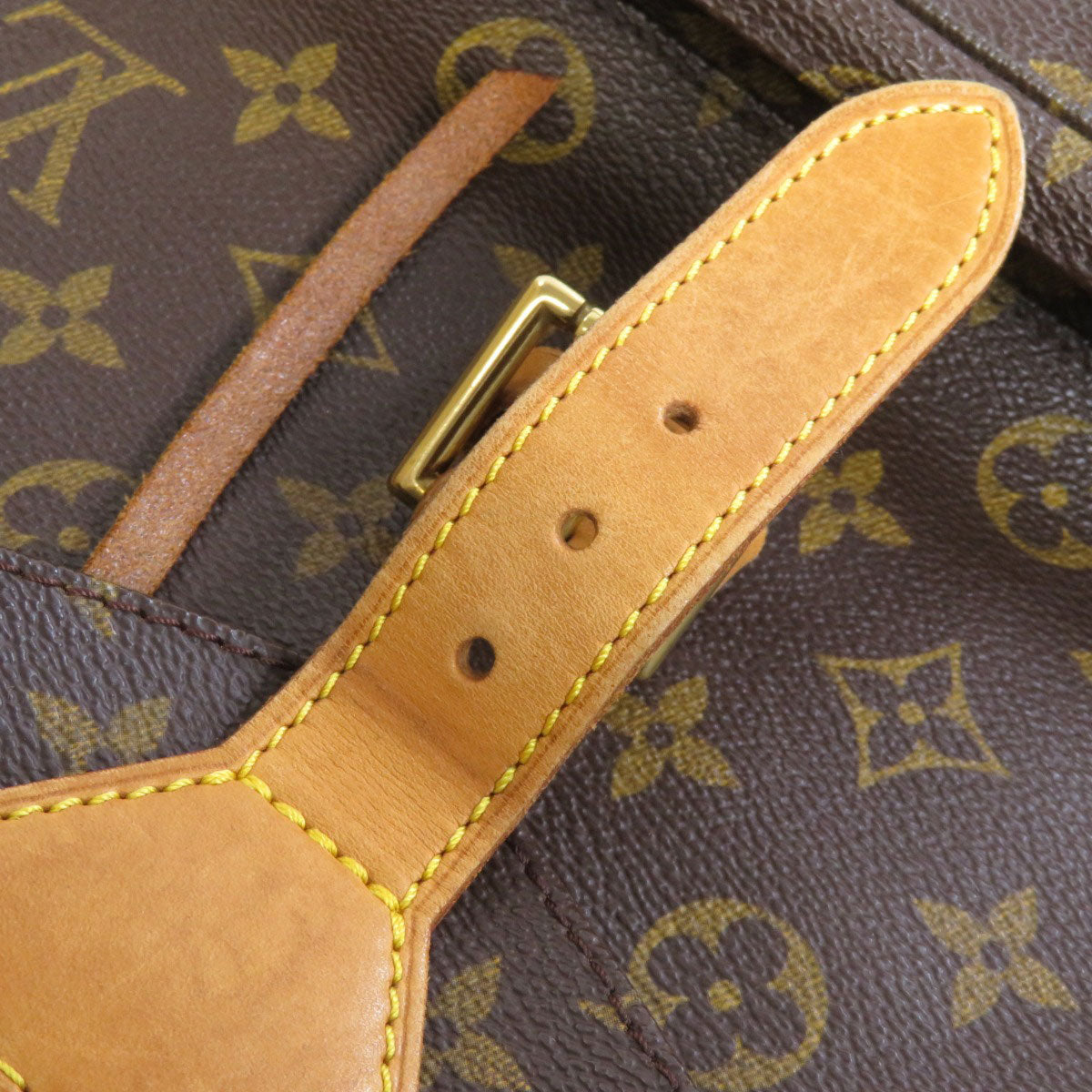 LOUIS VUITTON Backpack M51135 Monogram canvas Brown MontsourisGM Women Used Authentic