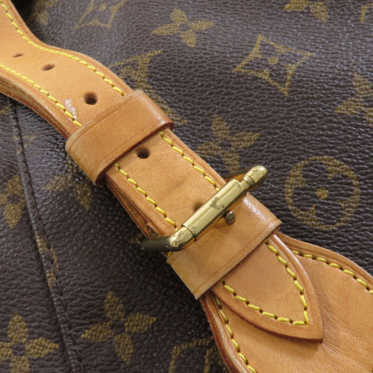 LOUIS VUITTON Backpack M51135 Monogram canvas Brown MontsourisGM Women Used Authentic
