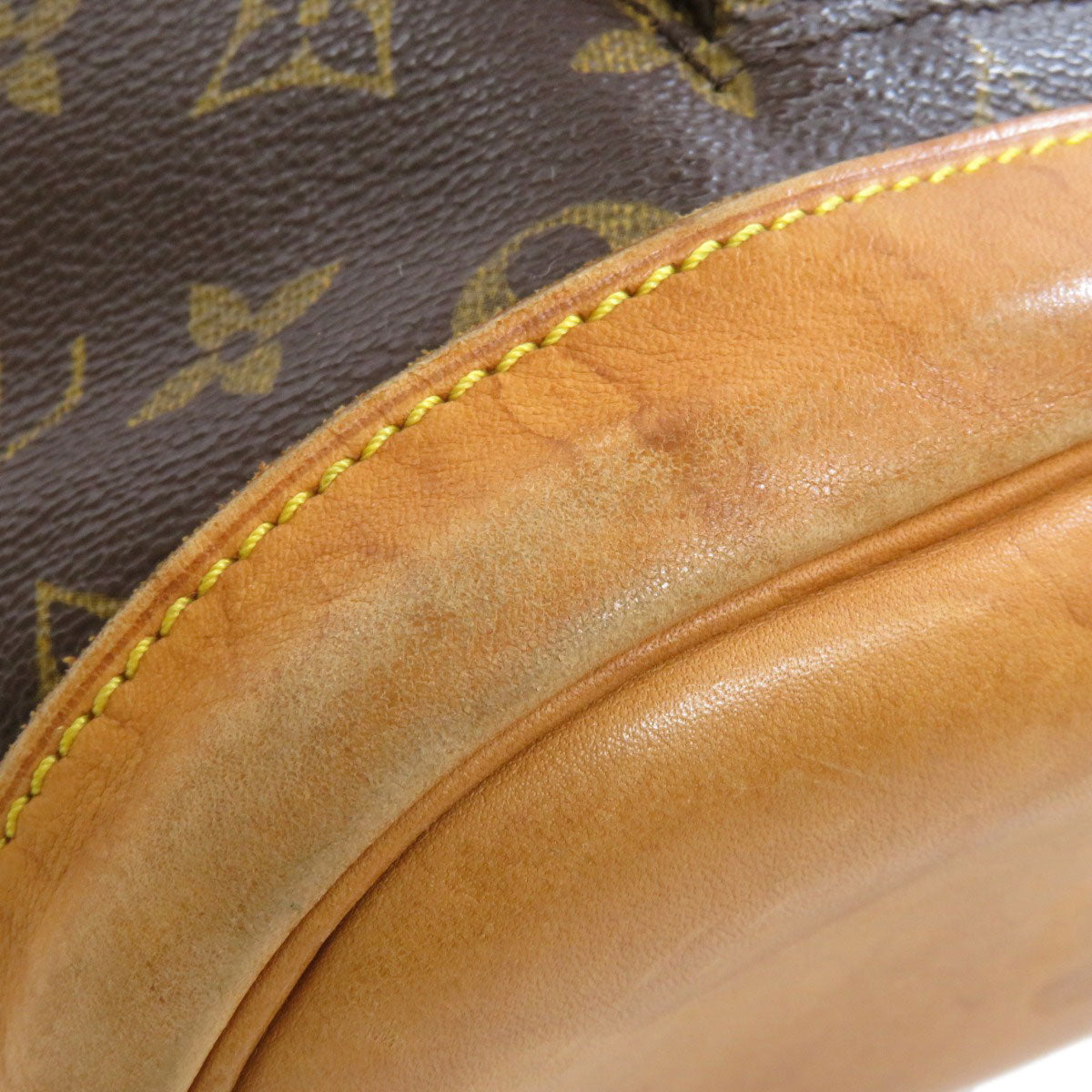 LOUIS VUITTON Backpack M51135 Monogram canvas Brown MontsourisGM Women Used Authentic