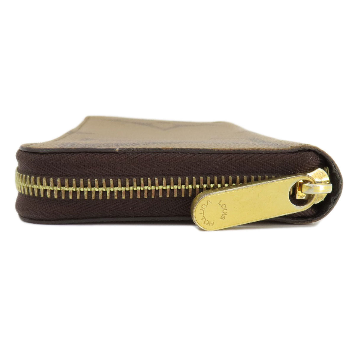 LOUIS VUITTON Long Wallet Purse M69353 Monogram reverse Brown Zippy wallet Women Used Authentic