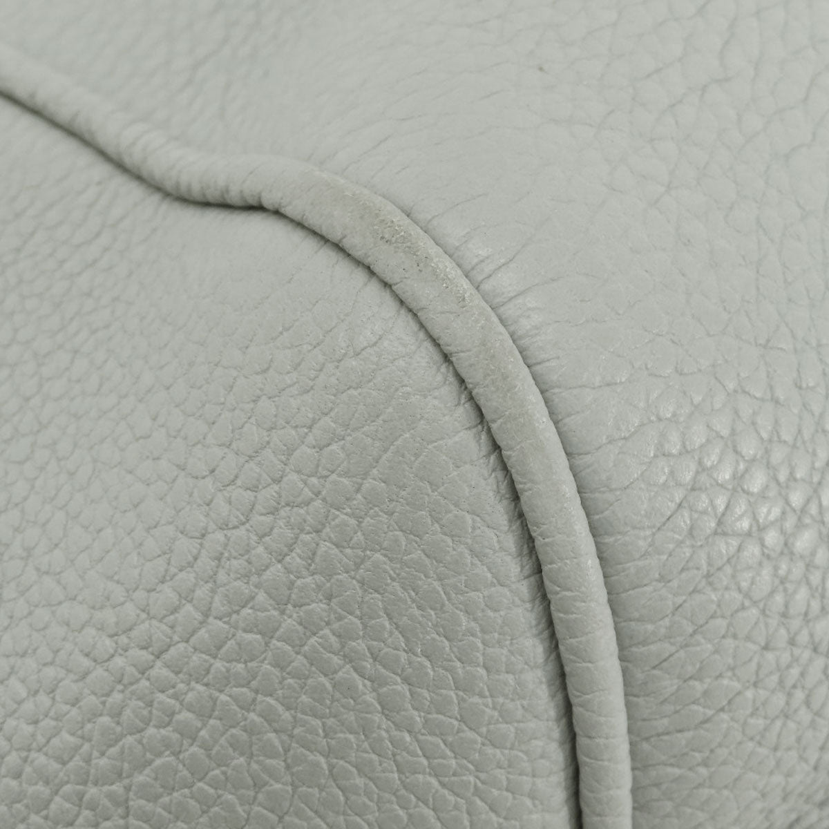 CELINE Handbag leather gray Small Fold Hippo 2WAY Women Used Authentic