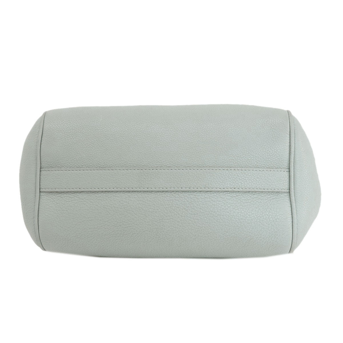 CELINE Handbag leather gray Small Fold Hippo 2WAY Women Used Authentic