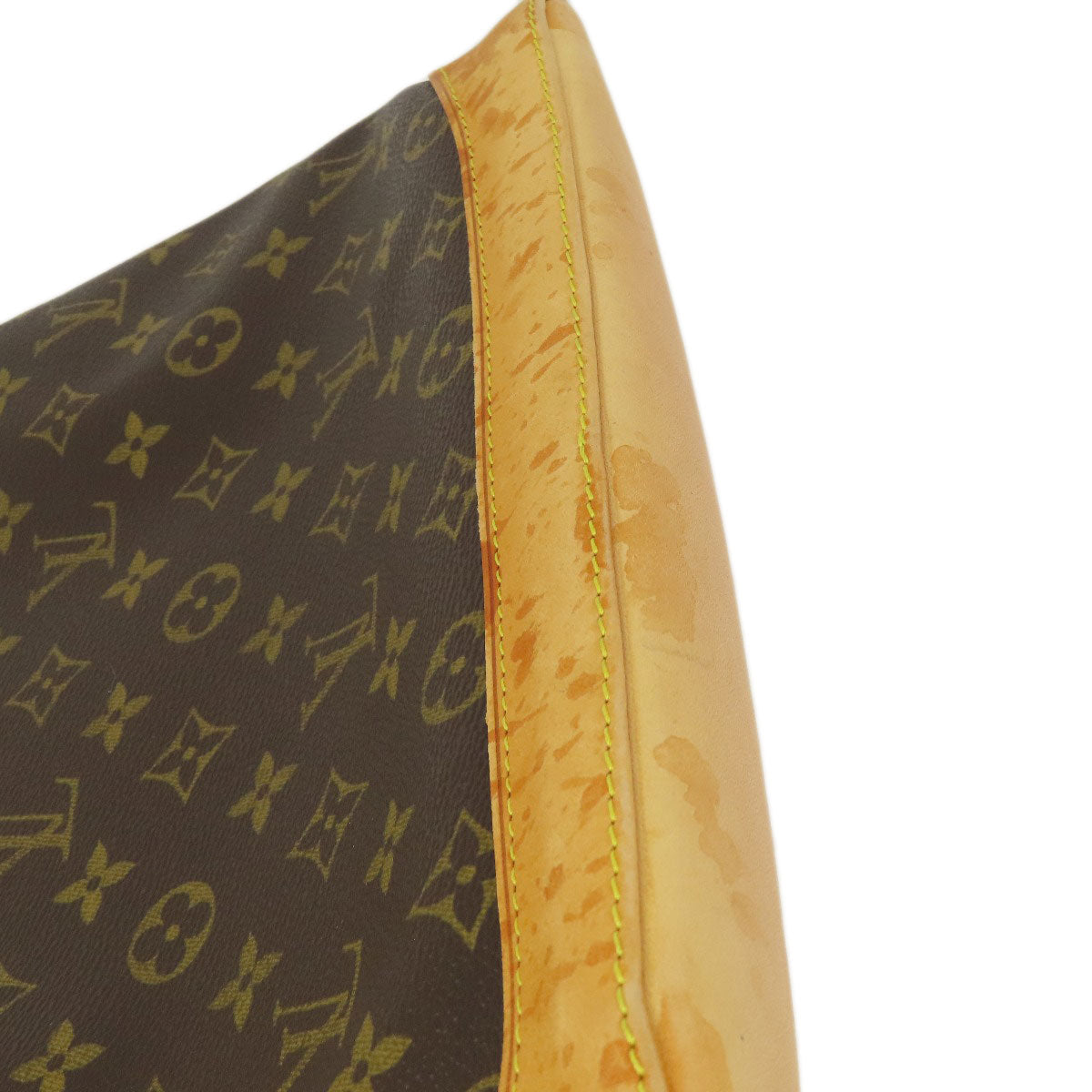 LOUIS VUITTON Tote Bag M40102 Monogram canvas Brown Lockit Monogram Women Used Authentic