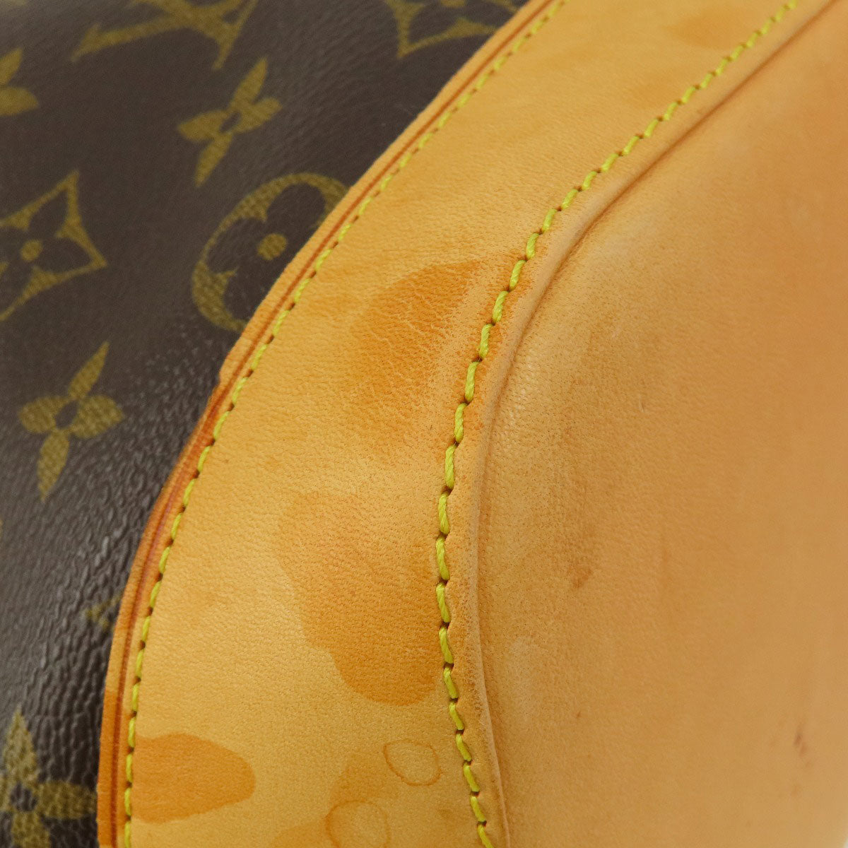 LOUIS VUITTON Tote Bag M40102 Monogram canvas Brown Lockit Monogram Women Used Authentic