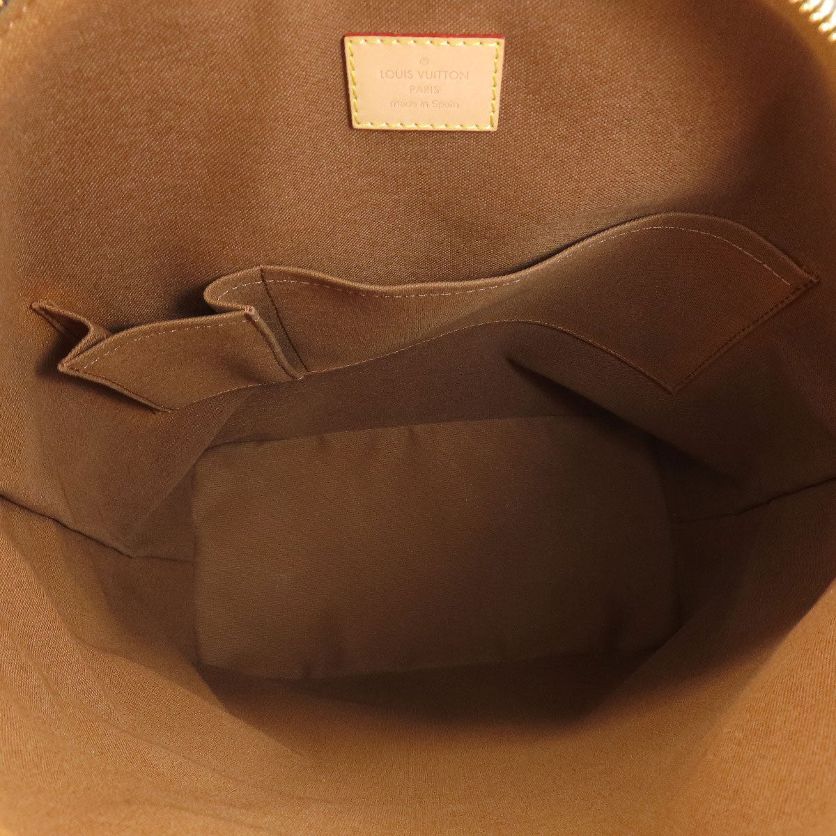 LOUIS VUITTON Tote Bag M40102 Monogram canvas Brown Lockit Monogram Women Used Authentic