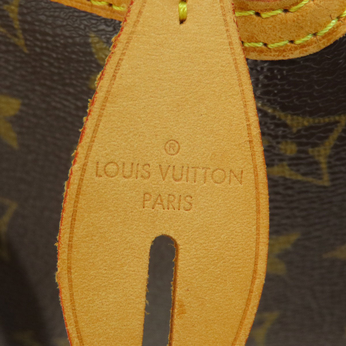 LOUIS VUITTON Tote Bag M40102 Monogram canvas Brown Lockit Monogram Women Used Authentic