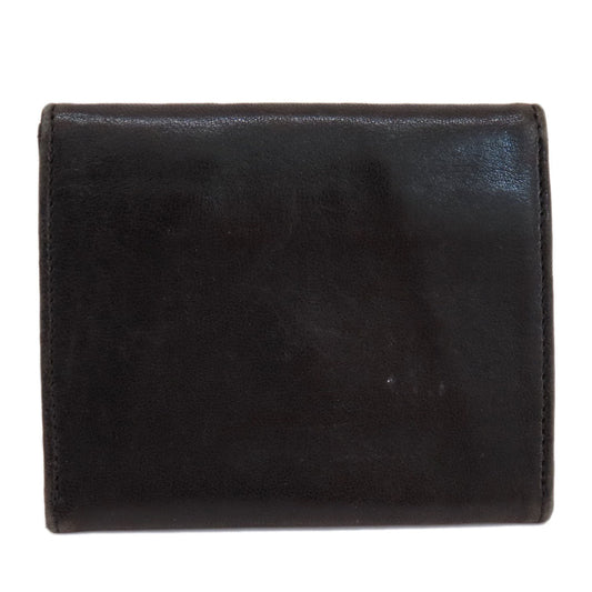 CHANEL Coin case lambskin black COCO Mark Women Used Authentic