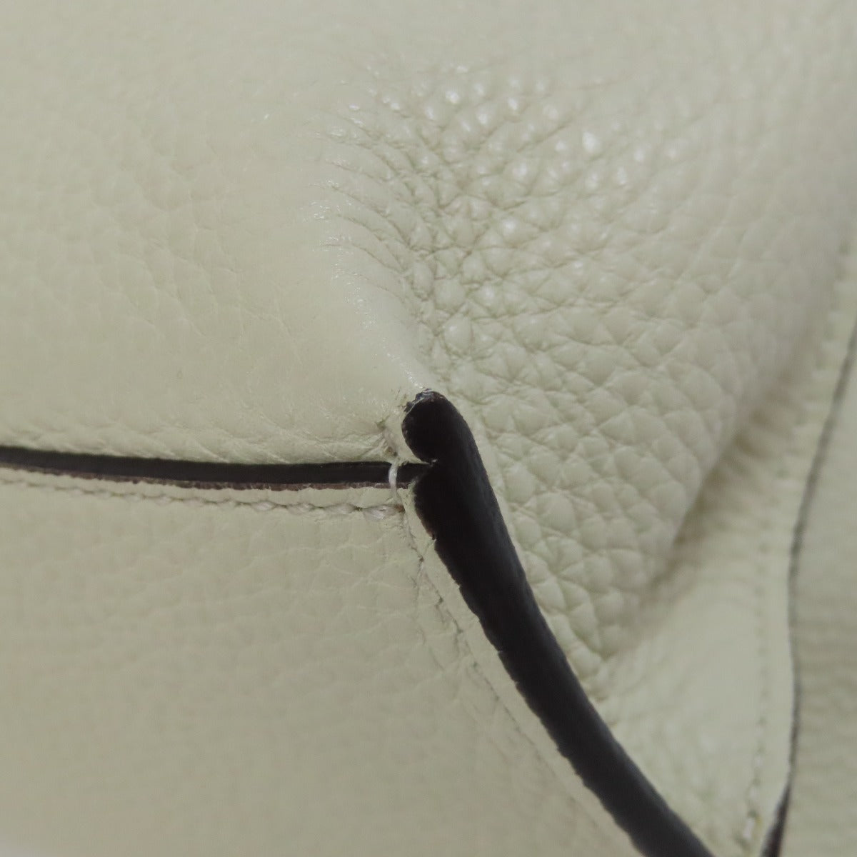 GUCCI Handbag 392013 leather white 2WAY Women Used Authentic