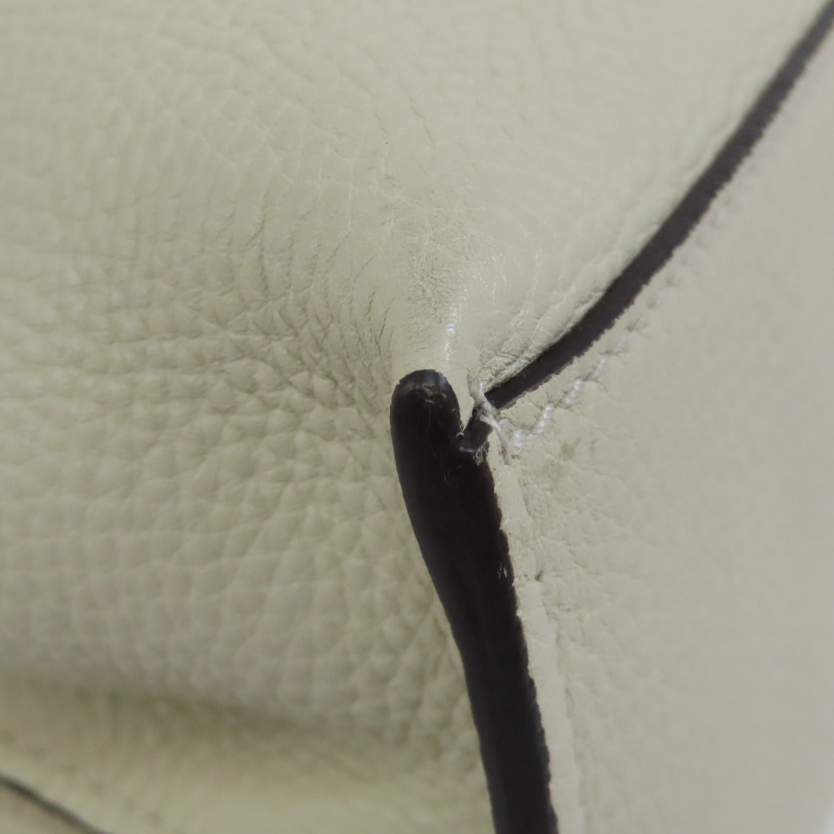 GUCCI Handbag 392013 leather white 2WAY Women Used Authentic