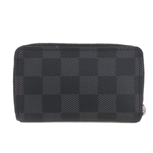 LOUIS VUITTON Coin case N63076 Damier canvas black Zippy Coin Purse Damier Graphite