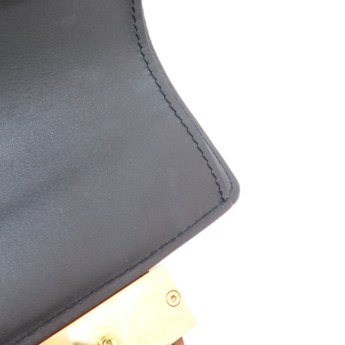 LOUIS VUITTON Bifold Wallet M68725 Monogram reverse Brown Portefeuille Daufine Compact