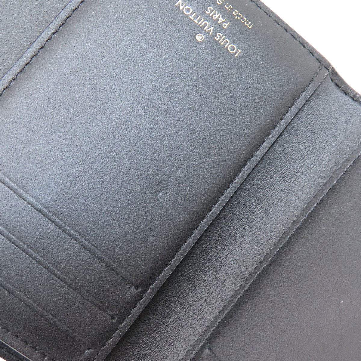 LOUIS VUITTON Bifold Wallet M68725 Monogram reverse Brown Portefeuille Daufine Compact