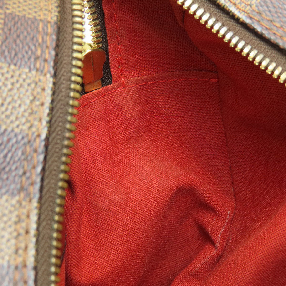 LOUIS VUITTON Shoulder Bag N45255 Damier canvas Brown Naviglio Damier Ebene Women Used Authentic