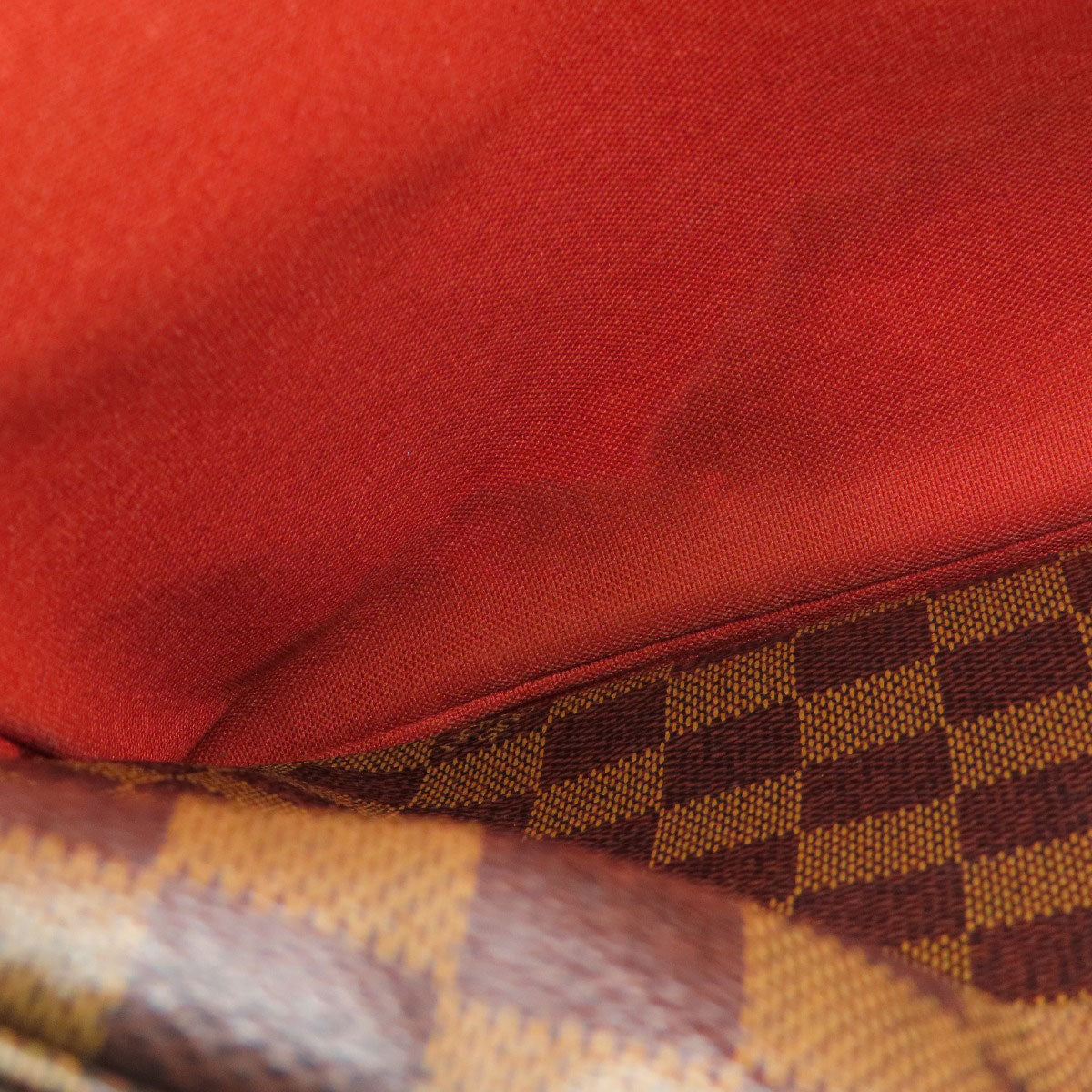 LOUIS VUITTON Shoulder Bag N45255 Damier canvas Brown Naviglio Damier Ebene Women Used Authentic