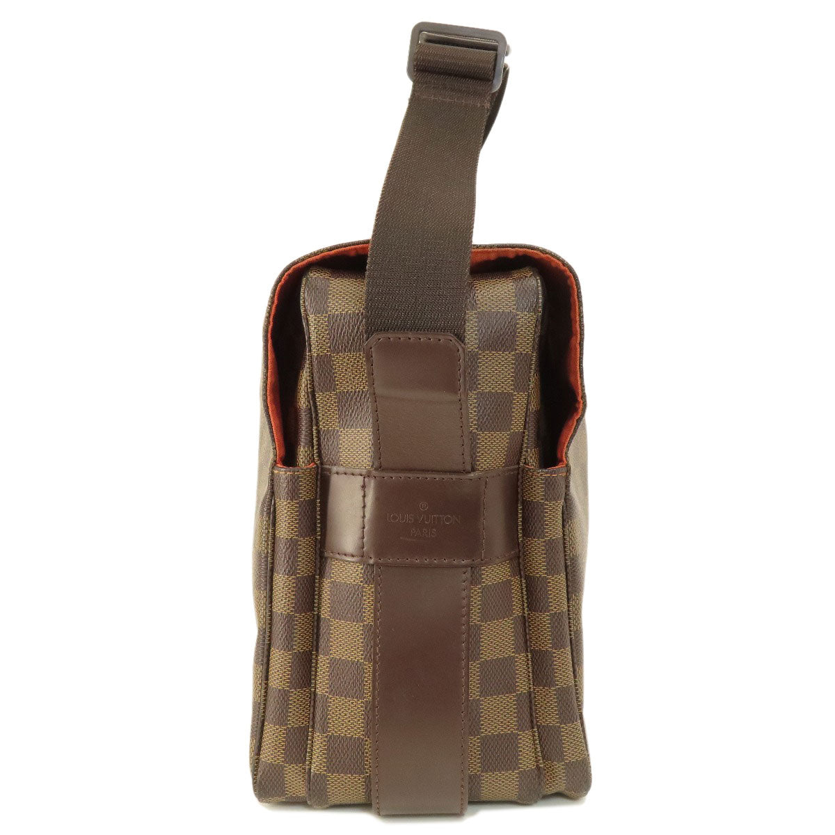 LOUIS VUITTON Shoulder Bag N45255 Damier canvas Brown Naviglio Damier Ebene Women Used Authentic