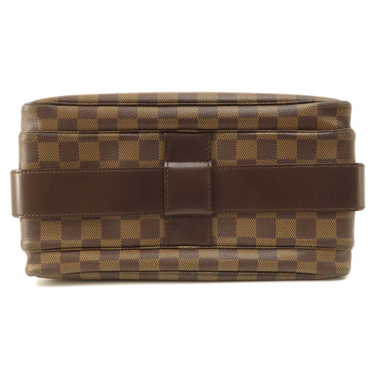 LOUIS VUITTON Shoulder Bag N45255 Damier canvas Brown Naviglio Damier Ebene Women Used Authentic