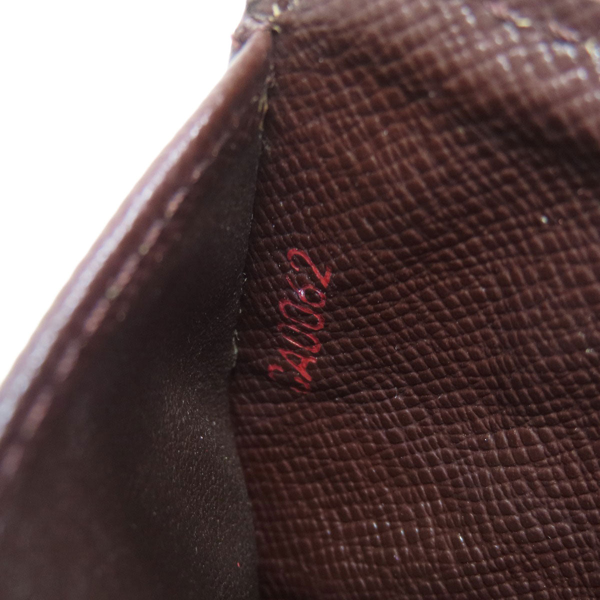 LOUIS VUITTON Bifold Wallet M61668 Damier canvas Brown Compact zip