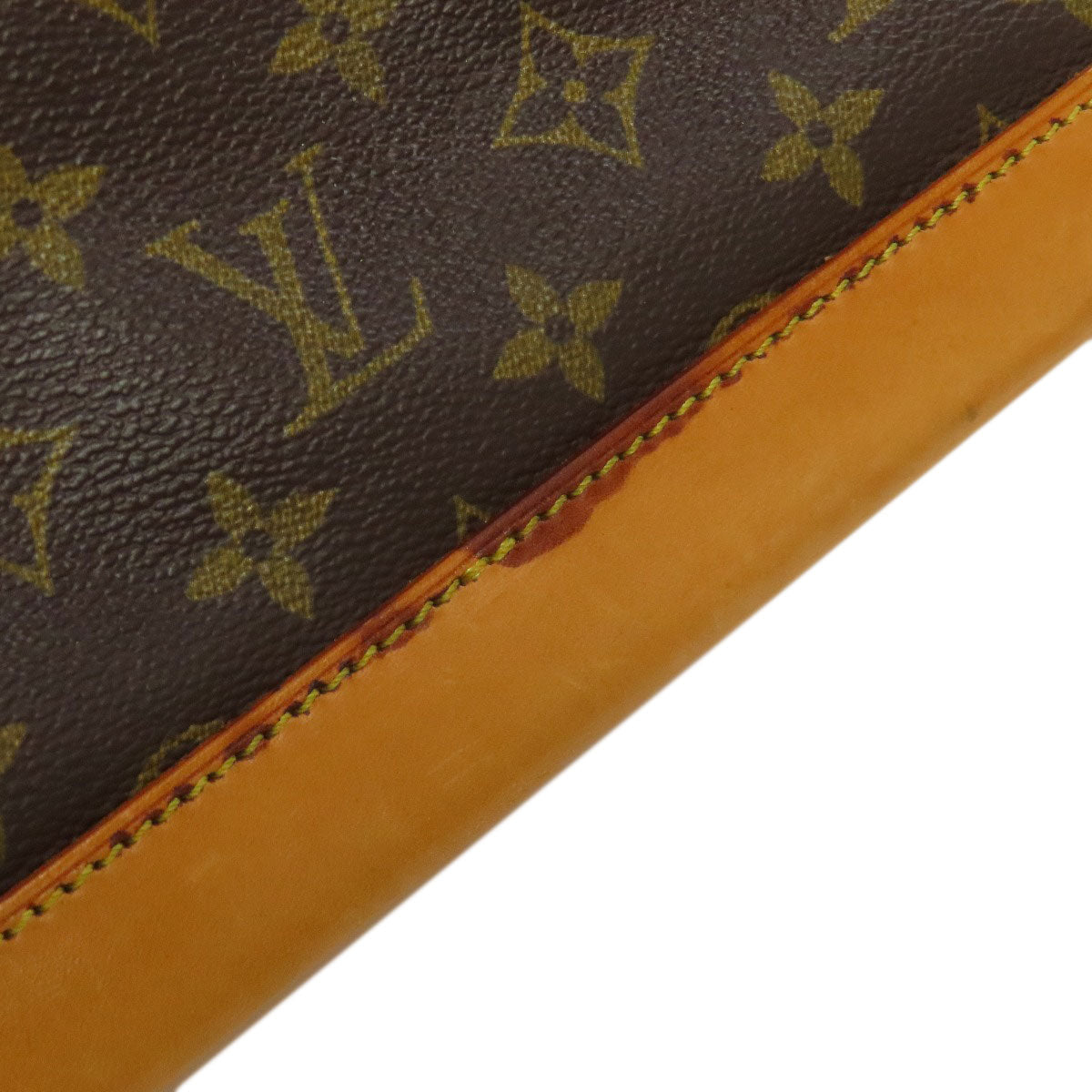 LOUIS VUITTON Handbag M51130 Monogram canvas Brown Alma Women Used Authentic