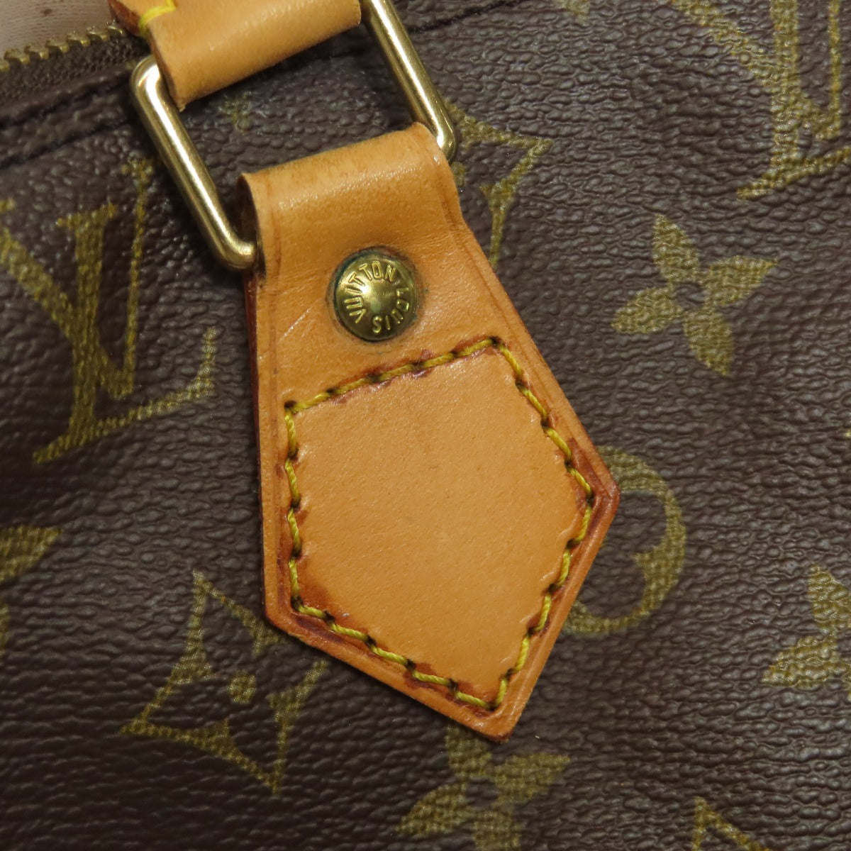 LOUIS VUITTON Handbag M51130 Monogram canvas Brown Alma Women Used Authentic