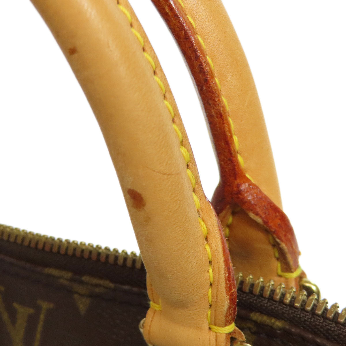 LOUIS VUITTON Handbag M51130 Monogram canvas Brown Alma Women Used Authentic