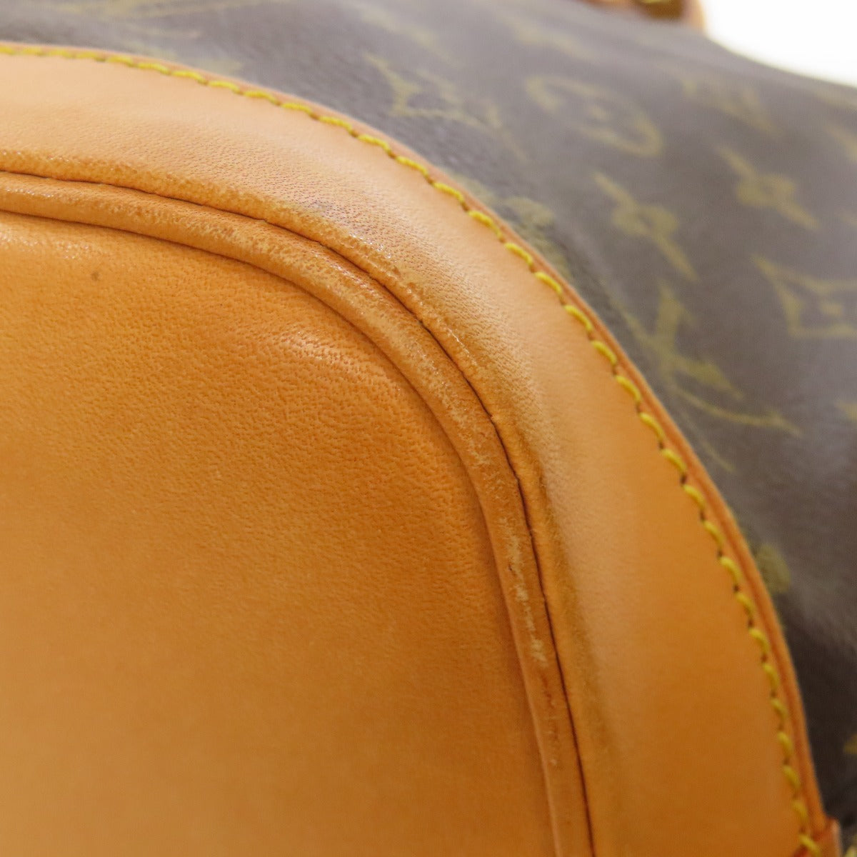 LOUIS VUITTON Handbag M51130 Monogram canvas Brown Alma Women Used Authentic