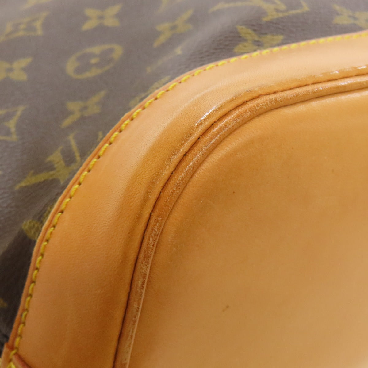 LOUIS VUITTON Handbag M51130 Monogram canvas Brown Alma Women Used Authentic