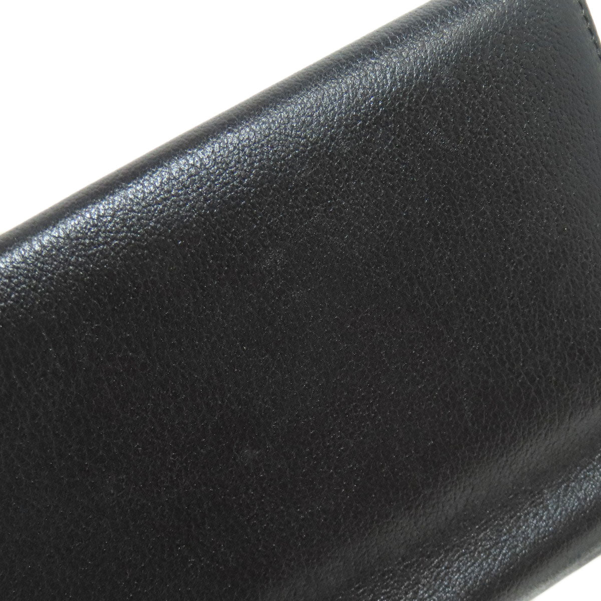 CHANEL Long Wallet Purse Calfskin black Camellia COCO Mark