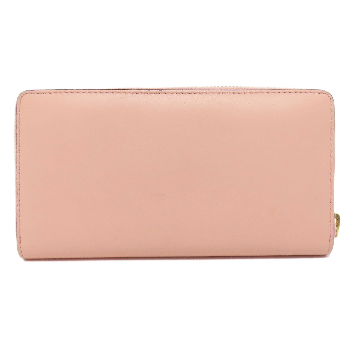 GUCCI Long Wallet Purse 453158 leather pink logo Women Used Authentic