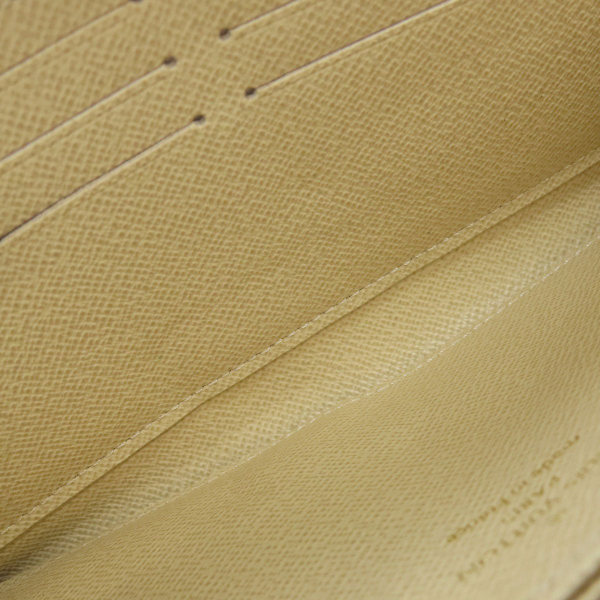 LOUIS VUITTON Long Wallet Purse N41660 Damier canvas white Zippy wallet