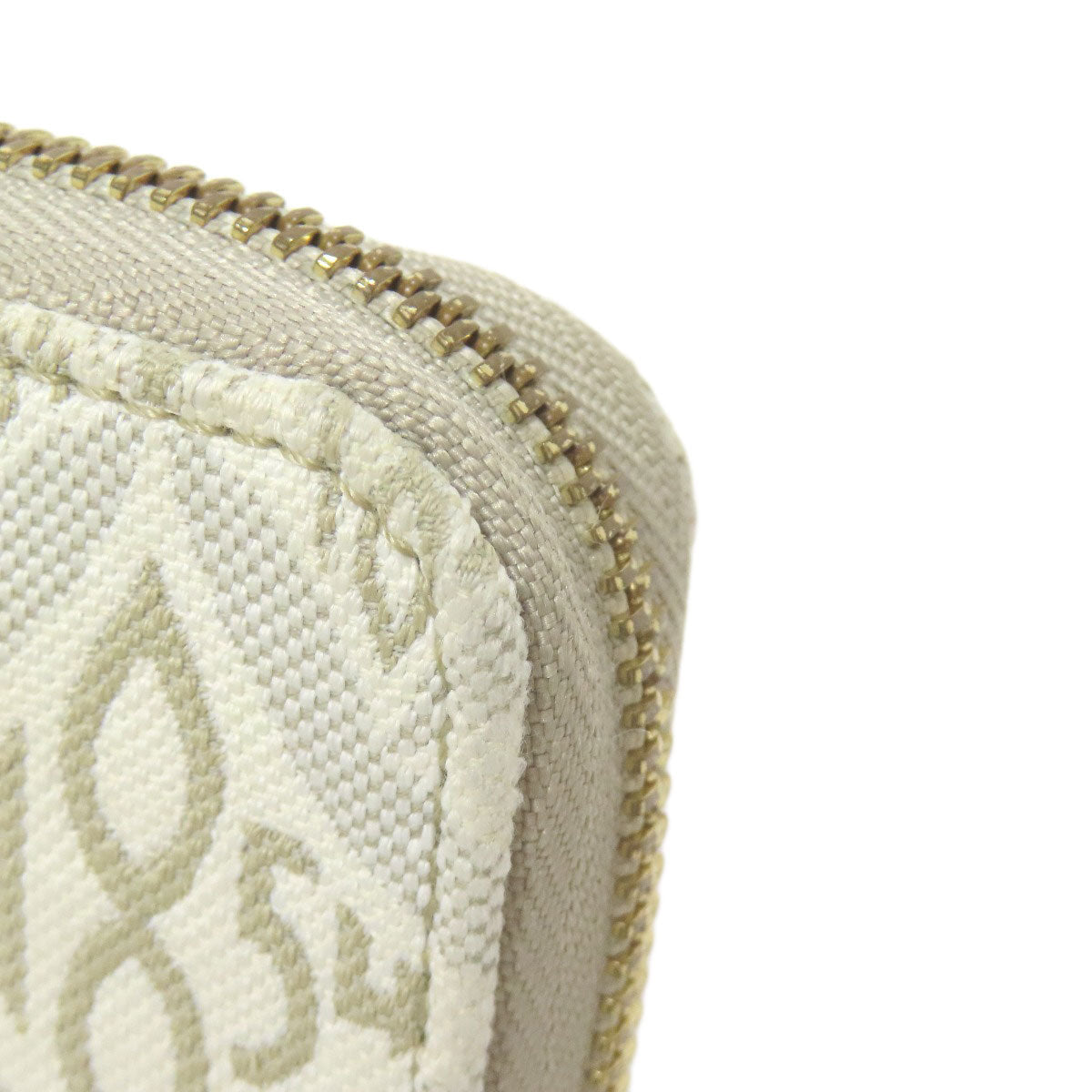 LOUIS VUITTON Long Wallet Purse M81172 Monogram Jaguar white Zippy Wallet SINCE1854 Women Used Authentic