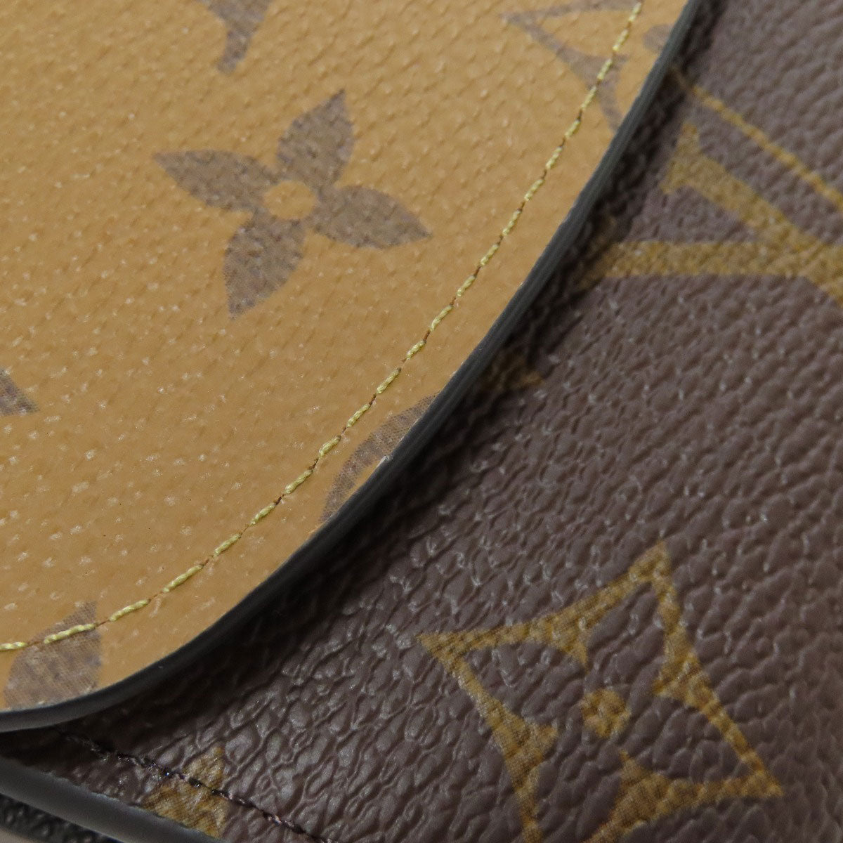 LOUIS VUITTON Long Wallet Purse M82157 Monogram reverse Brown Portefeuille Emily