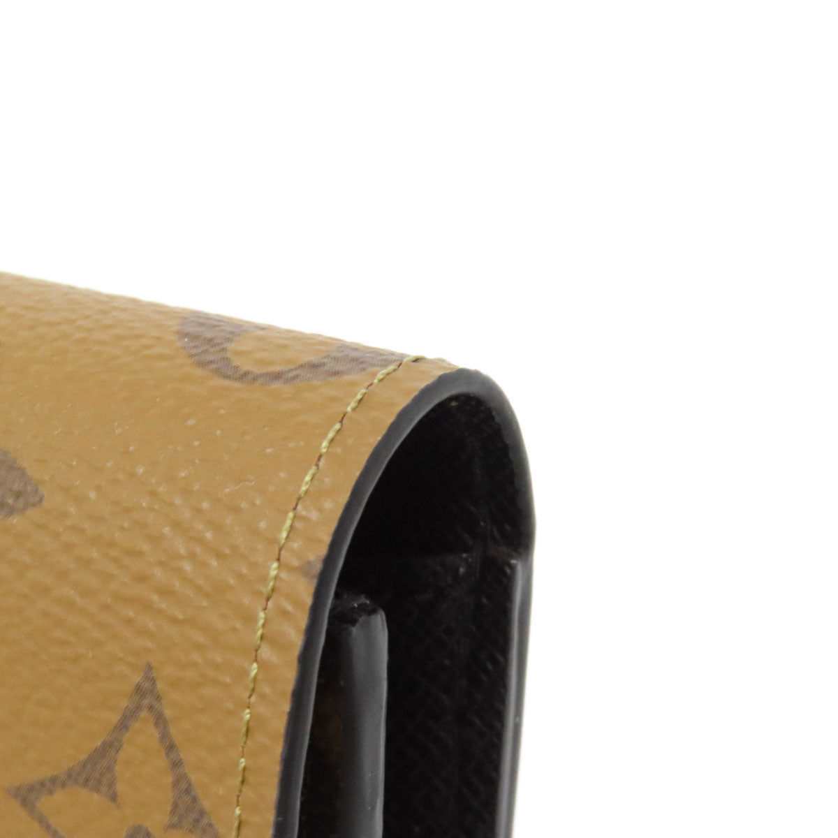 LOUIS VUITTON Long Wallet Purse M82157 Monogram reverse Brown Portefeuille Emily