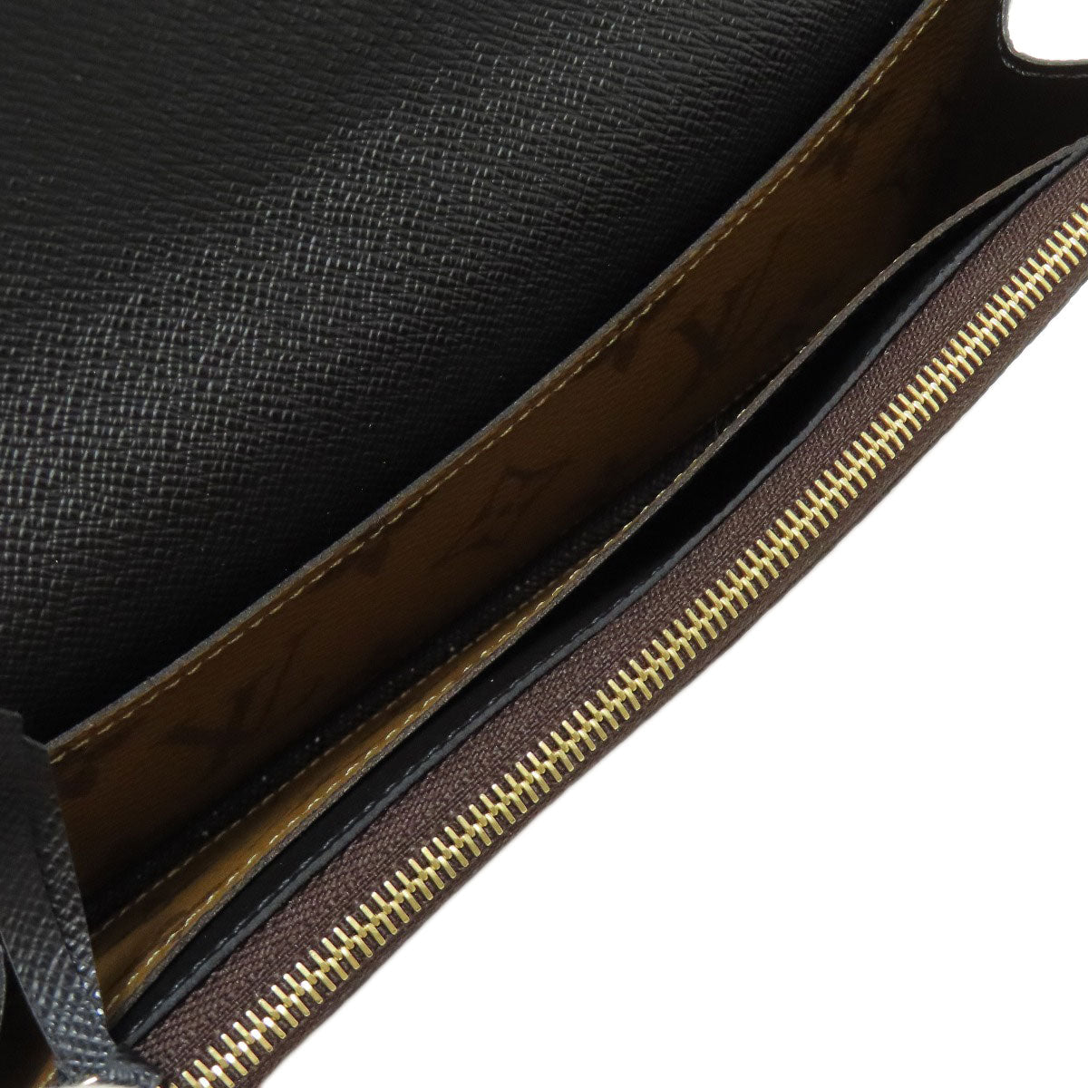 LOUIS VUITTON Long Wallet Purse M82157 Monogram reverse Brown Portefeuille Emily