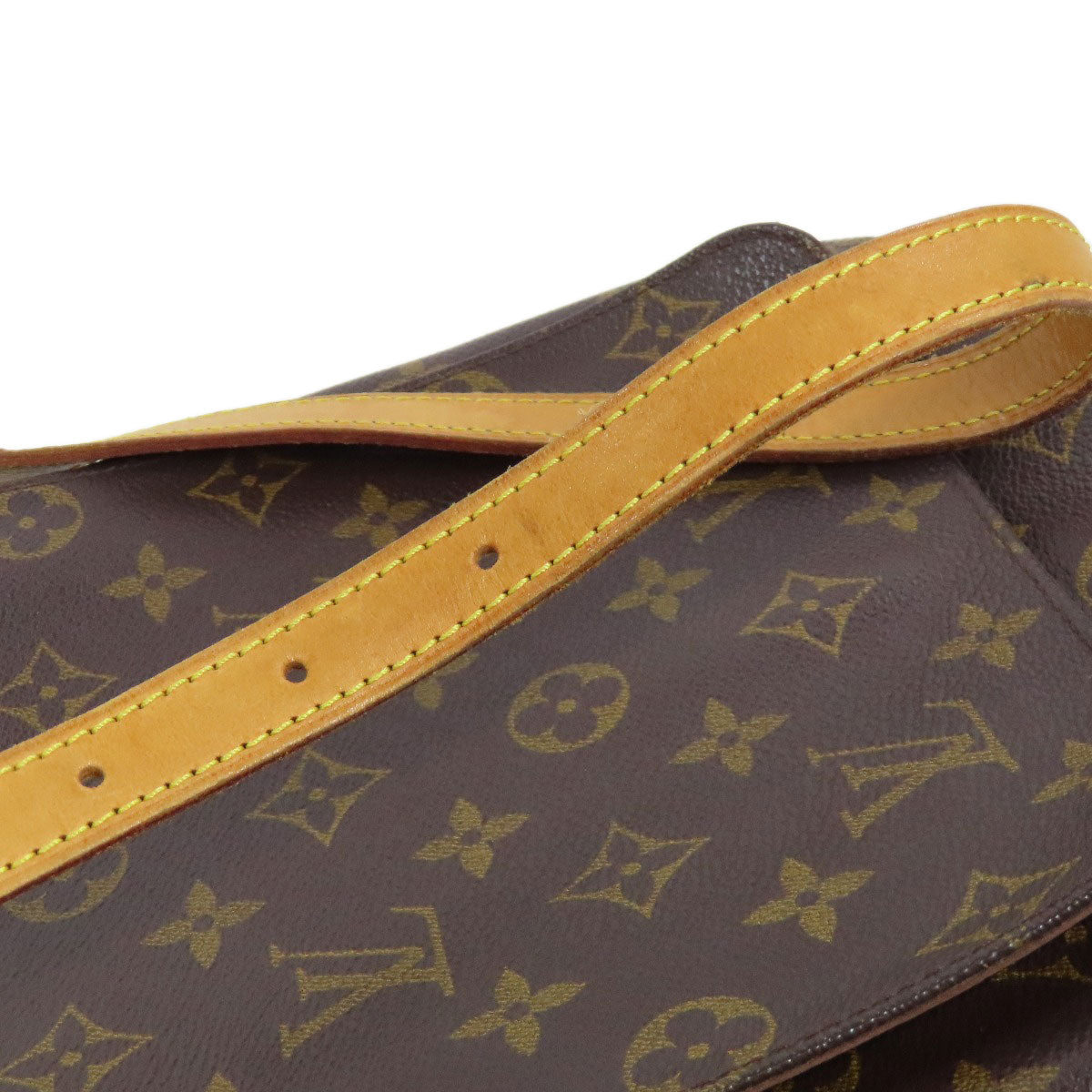 LOUIS VUITTON Shoulder Bag M51258 Monogram canvas Brown Musette Salsa S Women Used Authentic