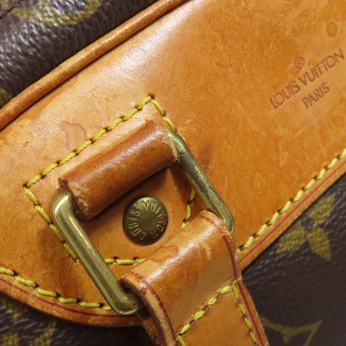 LOUIS VUITTON Handbag M41450 Monogram canvas Brown Excursion Women Used Authentic