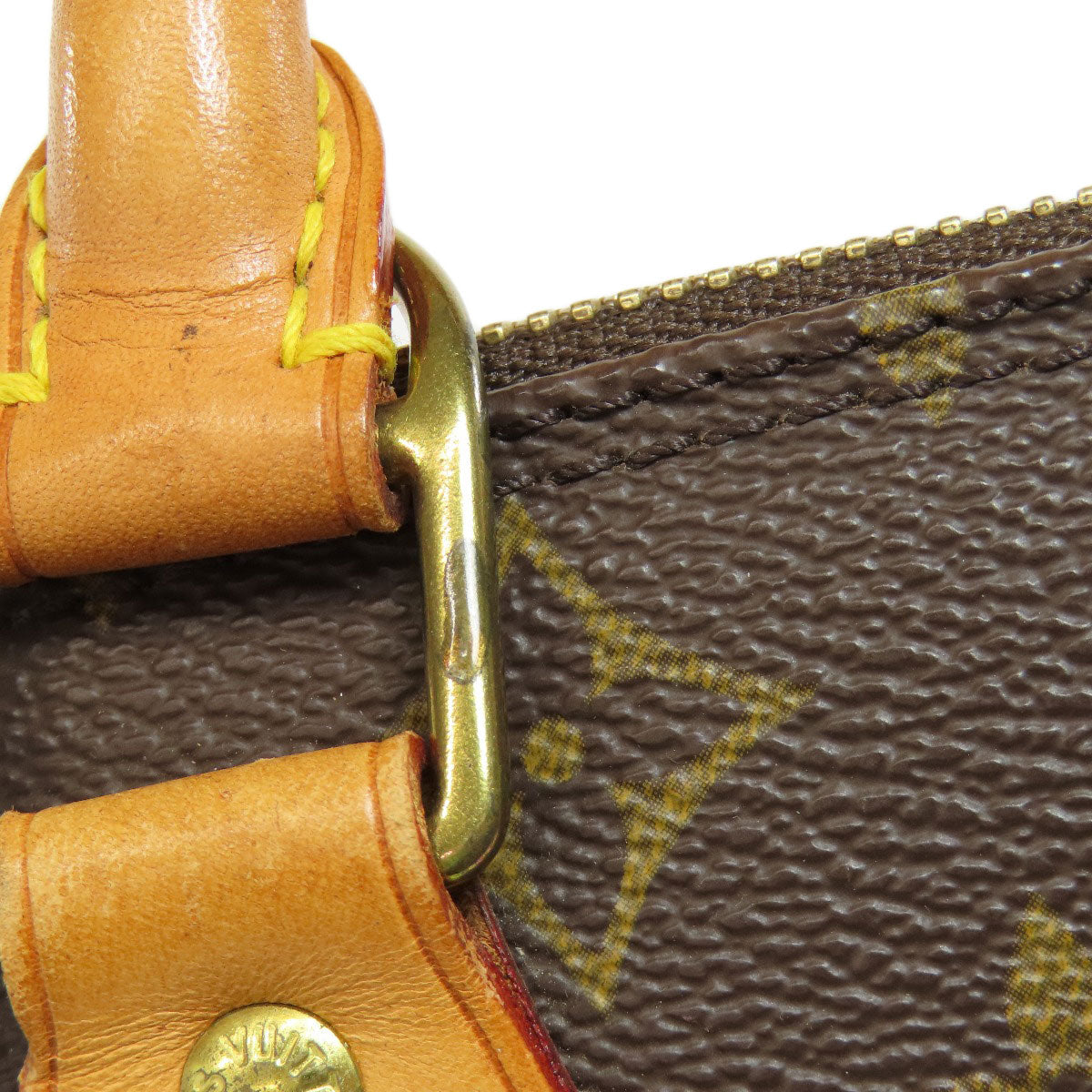 LOUIS VUITTON Handbag M51130 Monogram canvas Brown Alma Women Used Authentic
