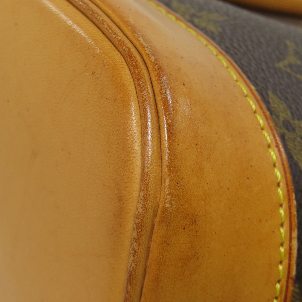 LOUIS VUITTON Handbag M51130 Monogram canvas Brown Alma Women Used Authentic