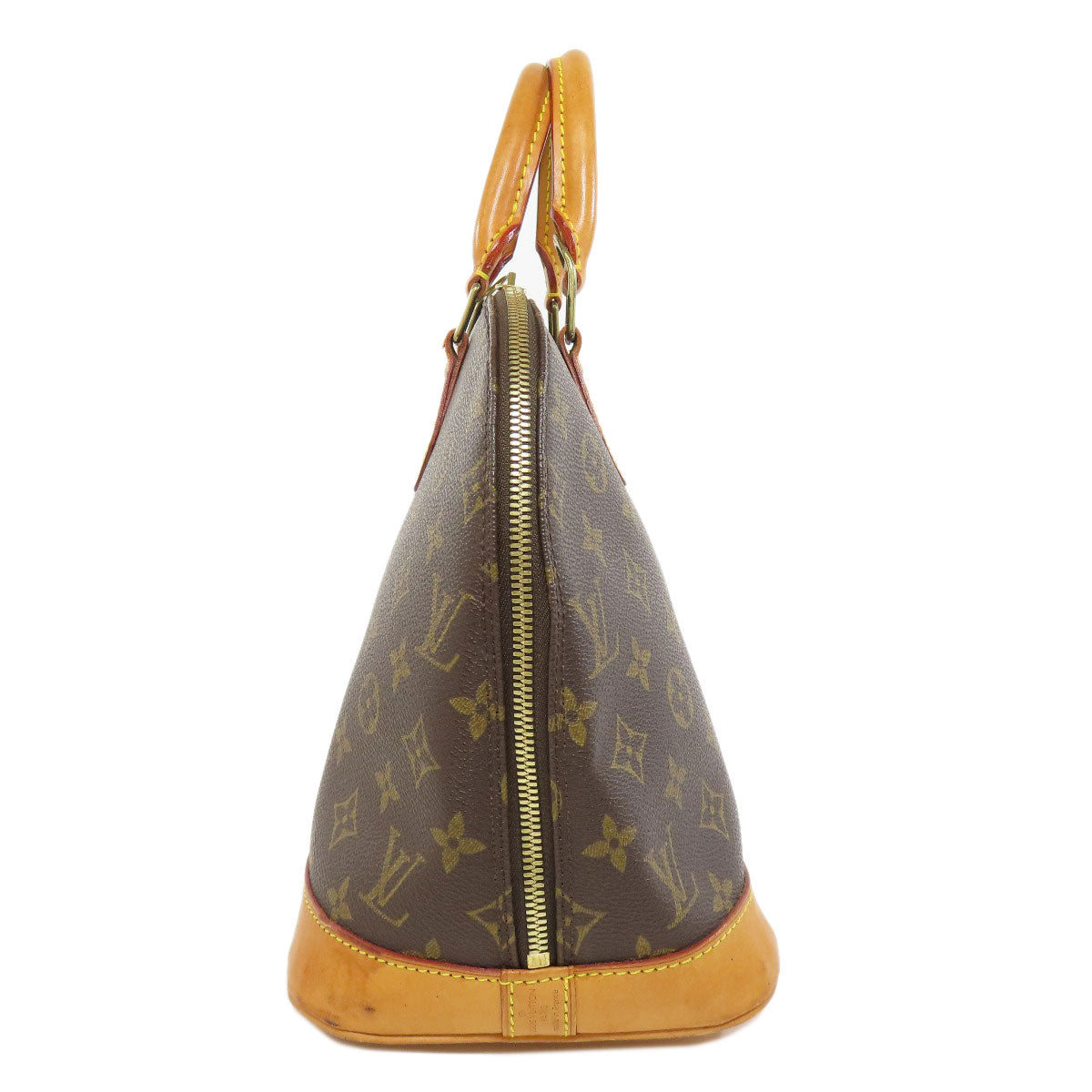 LOUIS VUITTON Handbag M51130 Monogram canvas Brown Alma Women Used Authentic