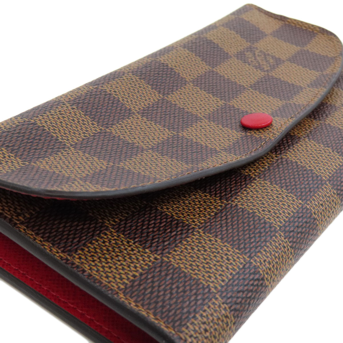 LOUIS VUITTON Long Wallet Purse M60697 Monogram canvas Brown Portefeuille Emily Women Used Authentic