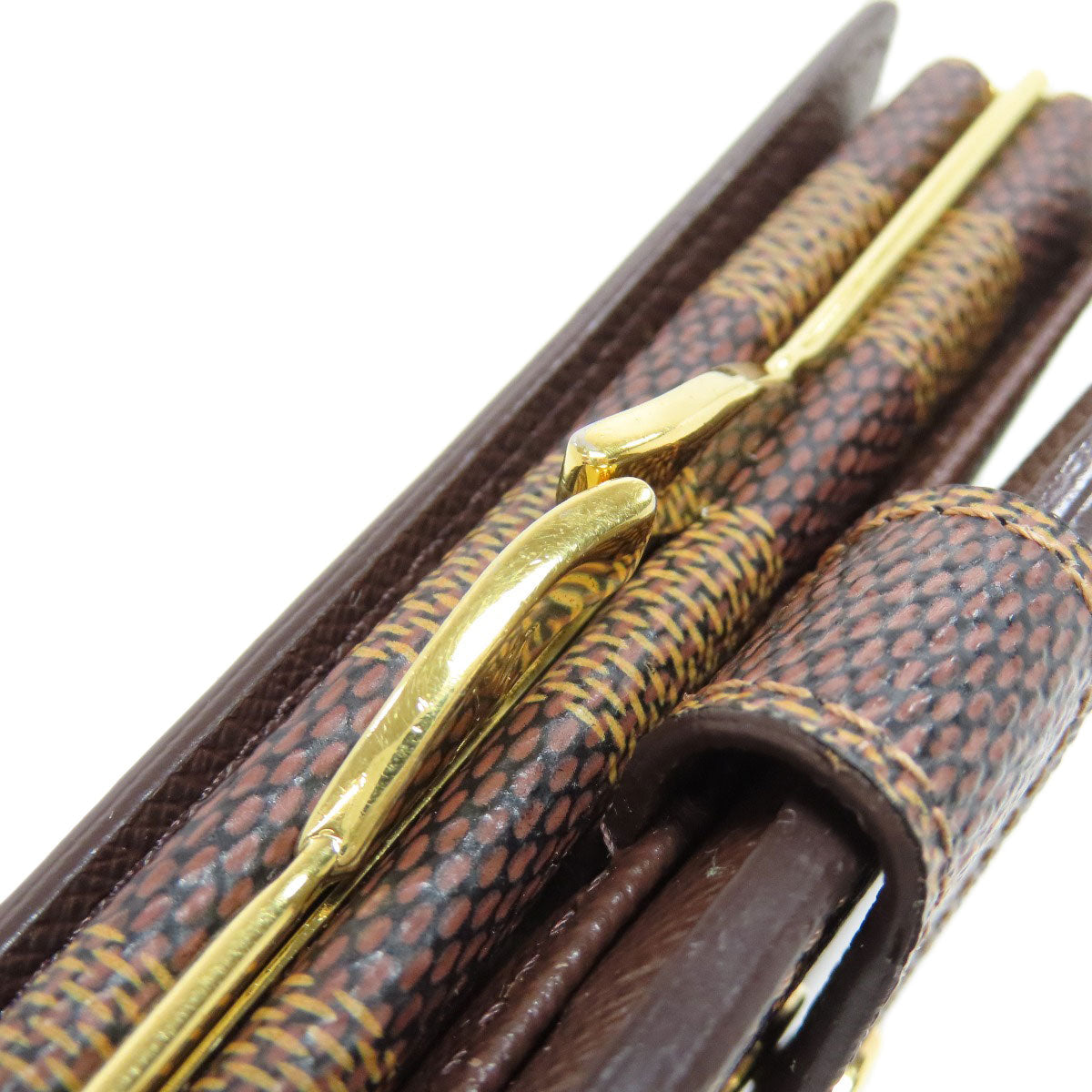 LOUIS VUITTON Bifold Wallet N61674 Damier canvas Brown Portefeuille Vienova