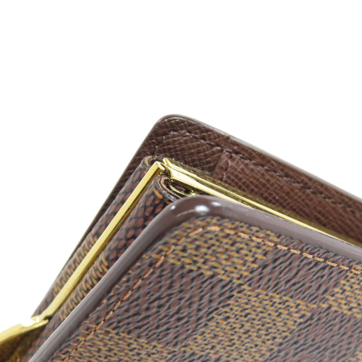 LOUIS VUITTON Bifold Wallet N61674 Damier canvas Brown Portefeuille Vienova