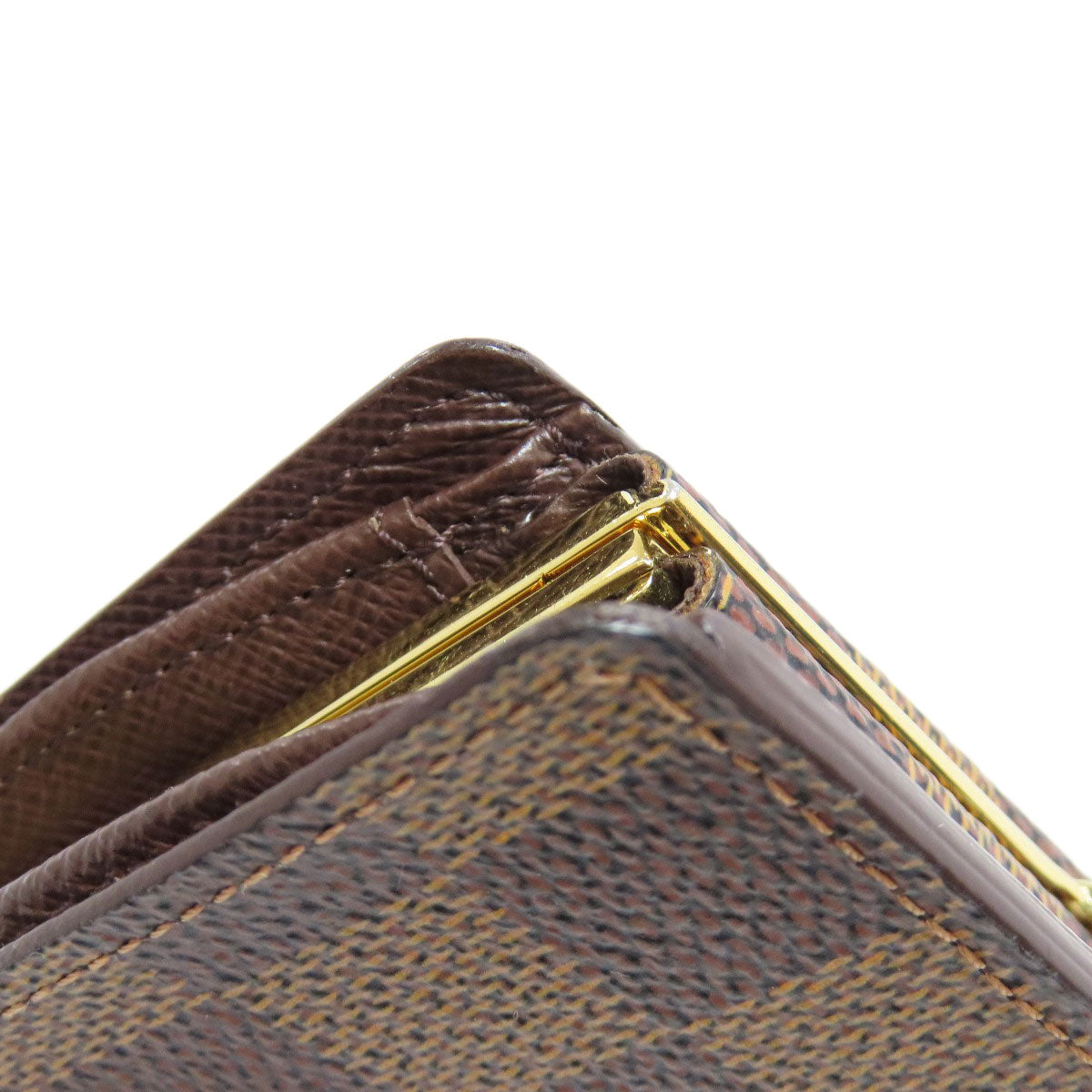LOUIS VUITTON Bifold Wallet N61674 Damier canvas Brown Portefeuille Vienova