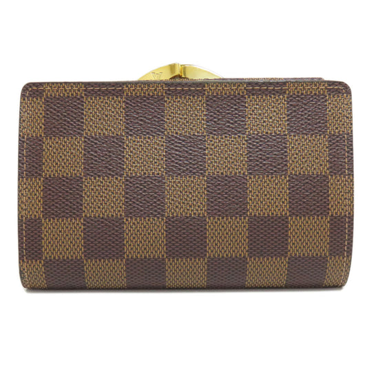 LOUIS VUITTON Bifold Wallet N61674 Damier canvas Brown Portefeuille Vienova