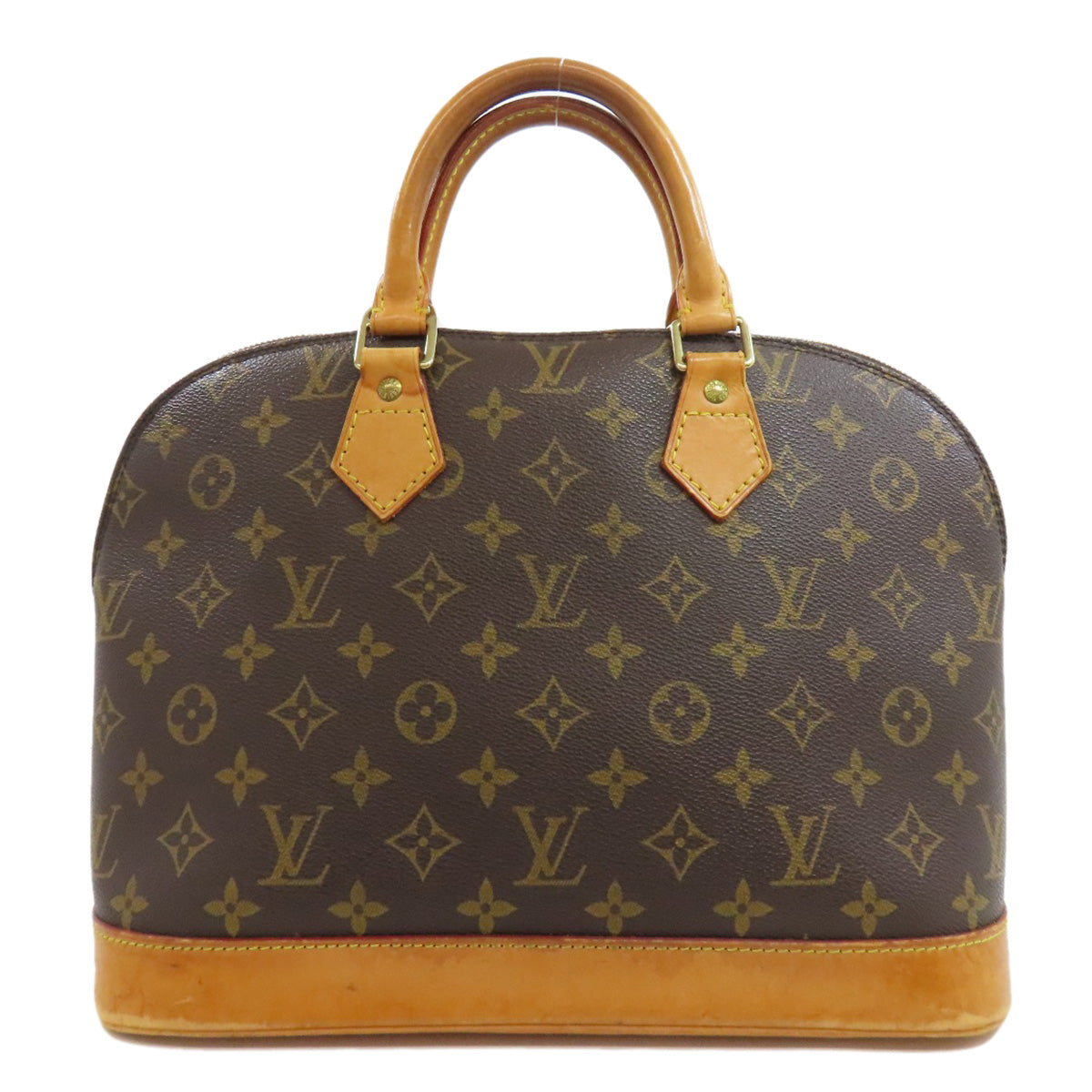LOUIS VUITTON Handbag M51130 Monogram canvas Brown Alma Women Used Authentic