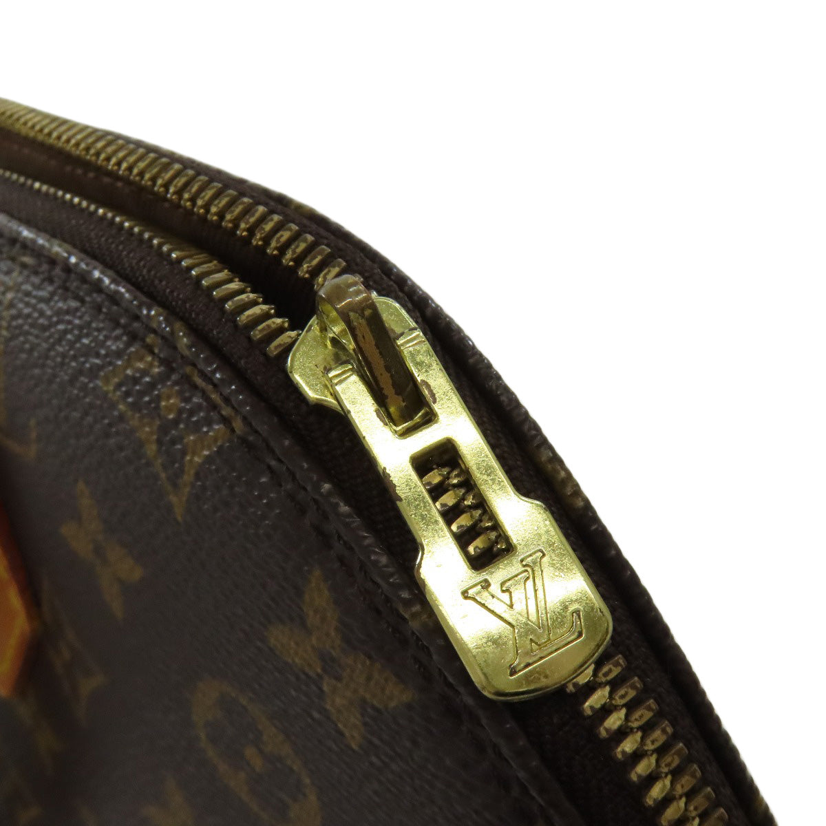 LOUIS VUITTON Handbag M51130 Monogram canvas Brown Alma Women Used Authentic