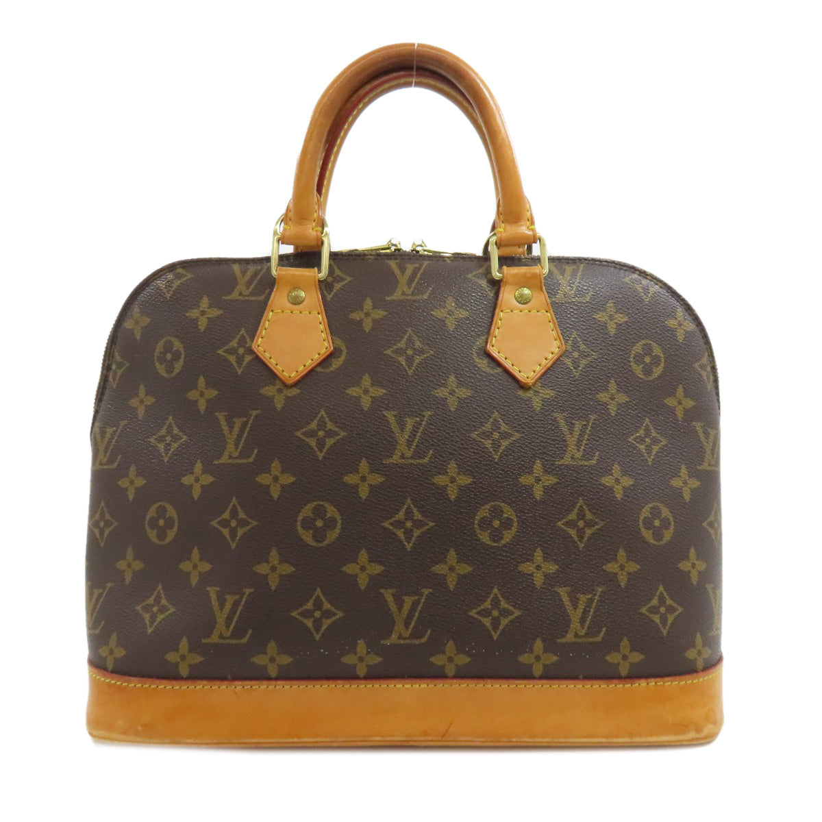 LOUIS VUITTON Handbag M51130 Monogram canvas Brown Alma Women Used Authentic